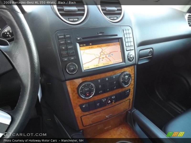 Black / Black 2009 Mercedes-Benz ML 350 4Matic