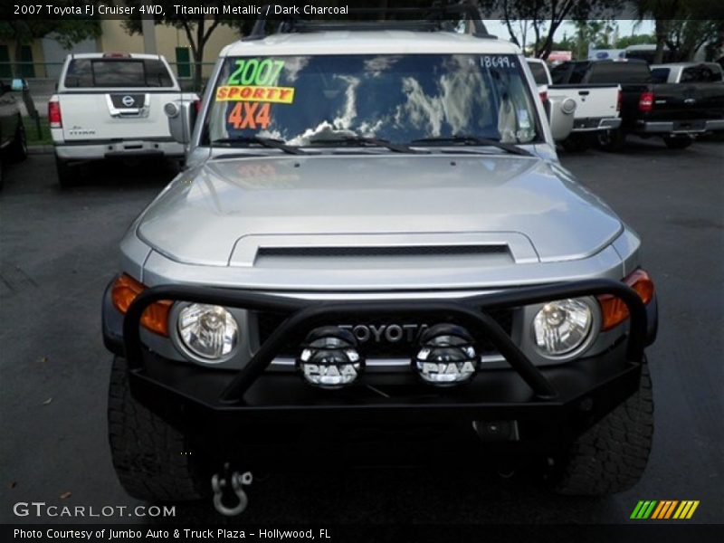 Titanium Metallic / Dark Charcoal 2007 Toyota FJ Cruiser 4WD