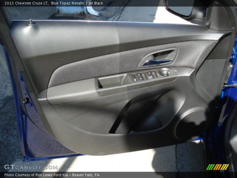 Blue Topaz Metallic / Jet Black 2013 Chevrolet Cruze LT