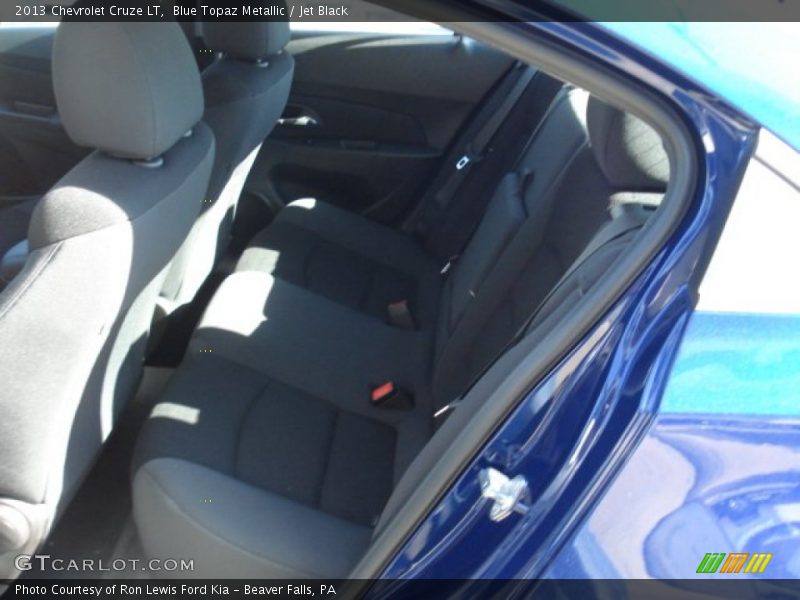 Blue Topaz Metallic / Jet Black 2013 Chevrolet Cruze LT
