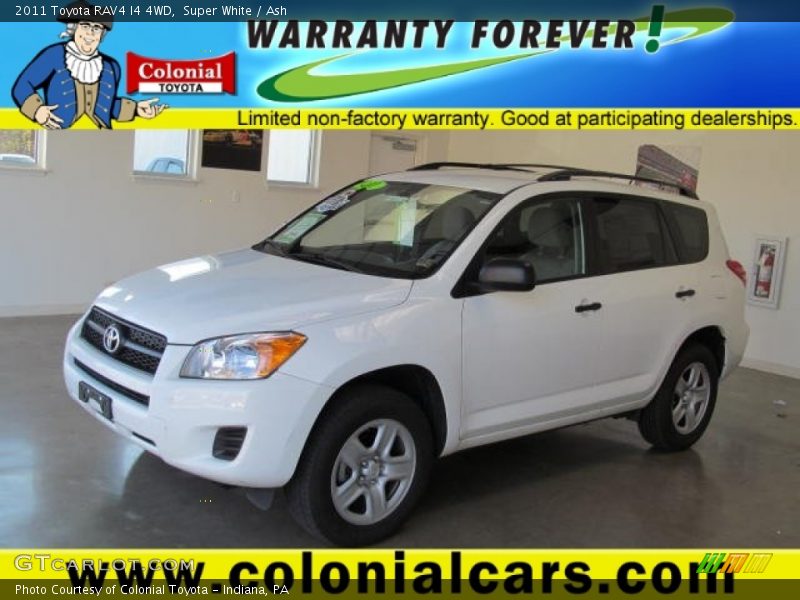 Super White / Ash 2011 Toyota RAV4 I4 4WD