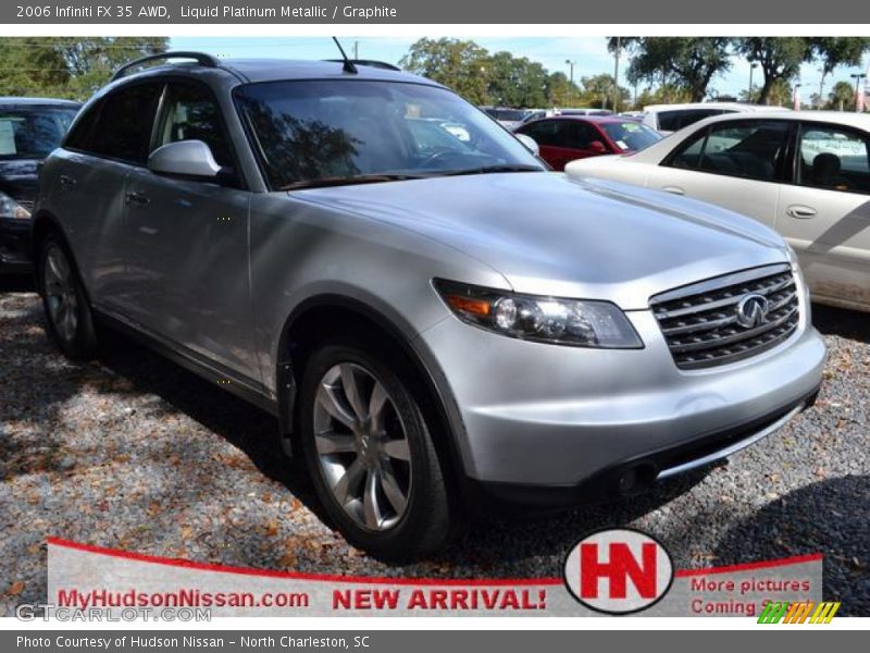 Liquid Platinum Metallic / Graphite 2006 Infiniti FX 35 AWD