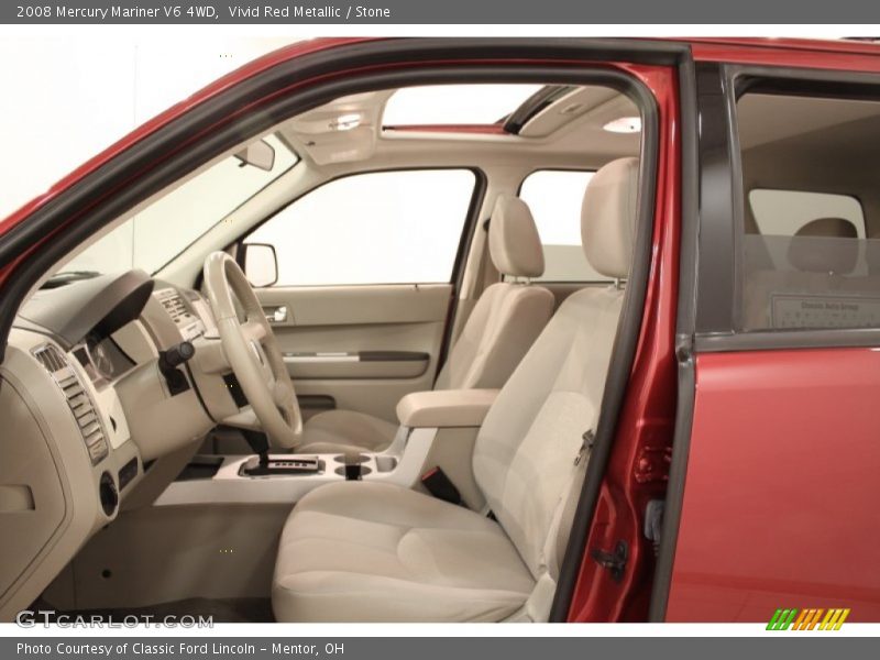 Vivid Red Metallic / Stone 2008 Mercury Mariner V6 4WD