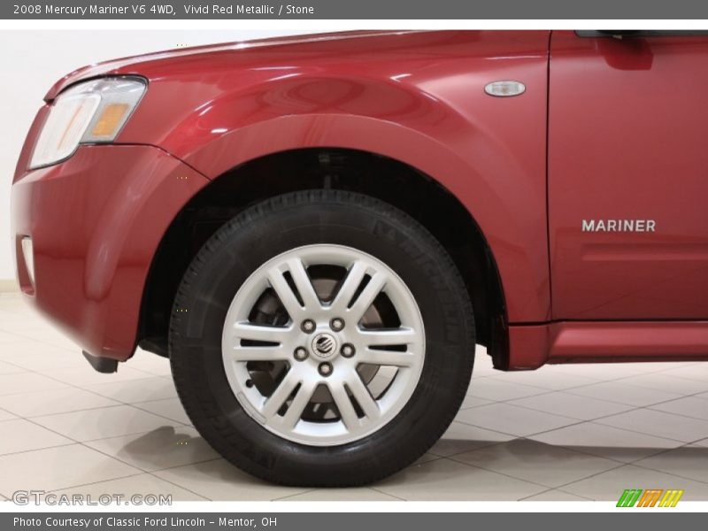 Vivid Red Metallic / Stone 2008 Mercury Mariner V6 4WD