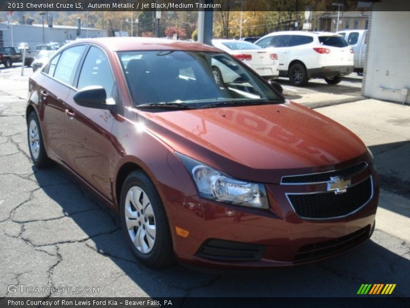 Autumn Metallic / Jet Black/Medium Titanium 2013 Chevrolet Cruze LS