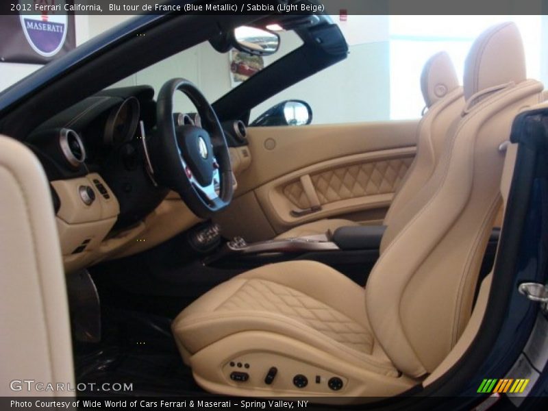  2012 California  Sabbia (Light Beige) Interior