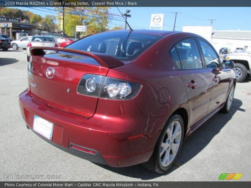 Copper Red Mica / Black 2009 Mazda MAZDA3 s Grand Touring Sedan