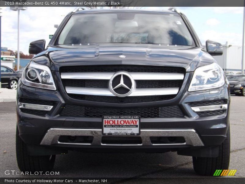 Steel Grey Metallic / Black 2013 Mercedes-Benz GL 450 4Matic