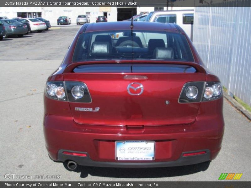 Copper Red Mica / Black 2009 Mazda MAZDA3 s Grand Touring Sedan