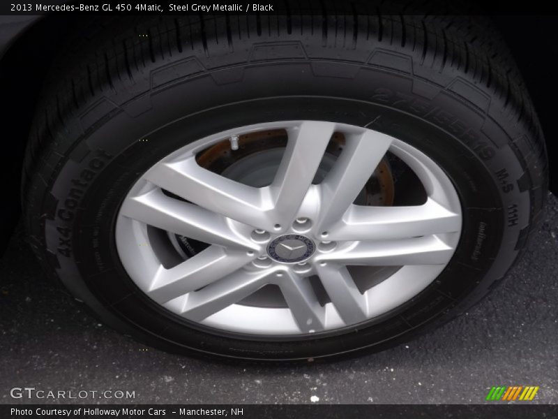 Steel Grey Metallic / Black 2013 Mercedes-Benz GL 450 4Matic