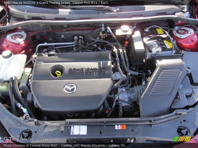 Copper Red Mica / Black 2009 Mazda MAZDA3 s Grand Touring Sedan