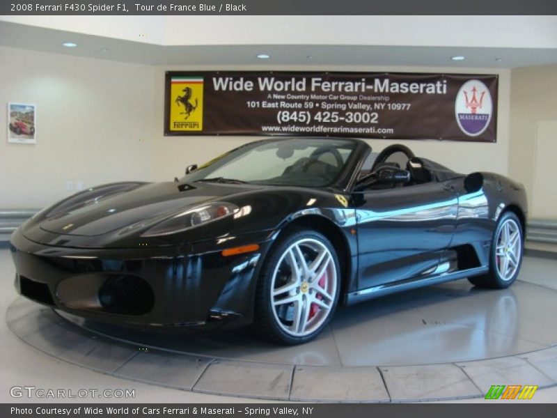Tour de France Blue / Black 2008 Ferrari F430 Spider F1