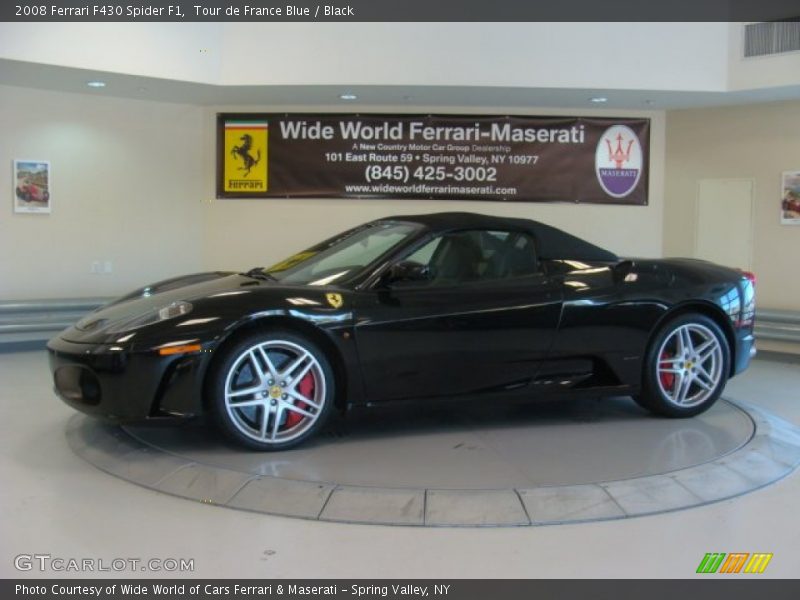 Tour de France Blue / Black 2008 Ferrari F430 Spider F1