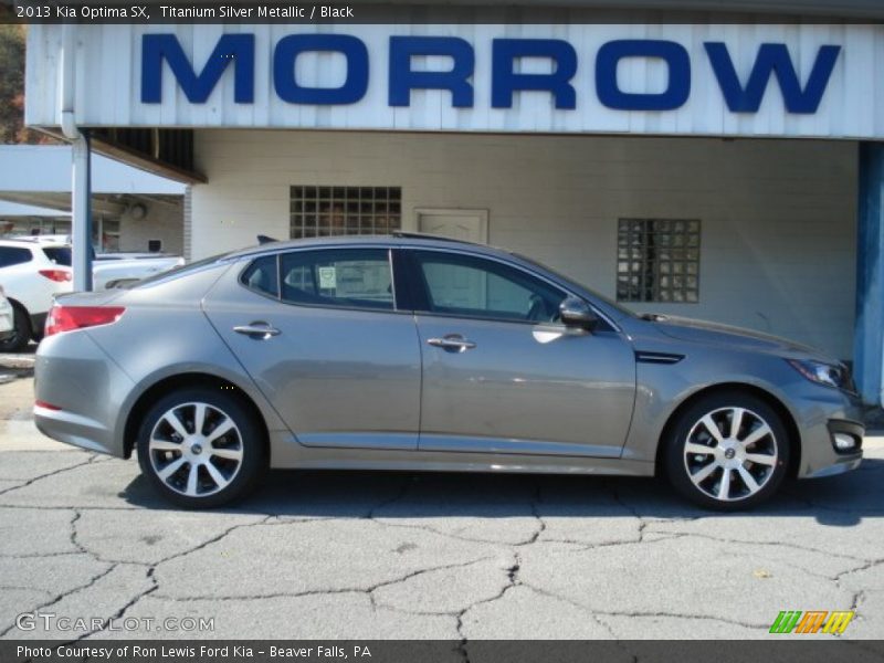 Titanium Silver Metallic / Black 2013 Kia Optima SX