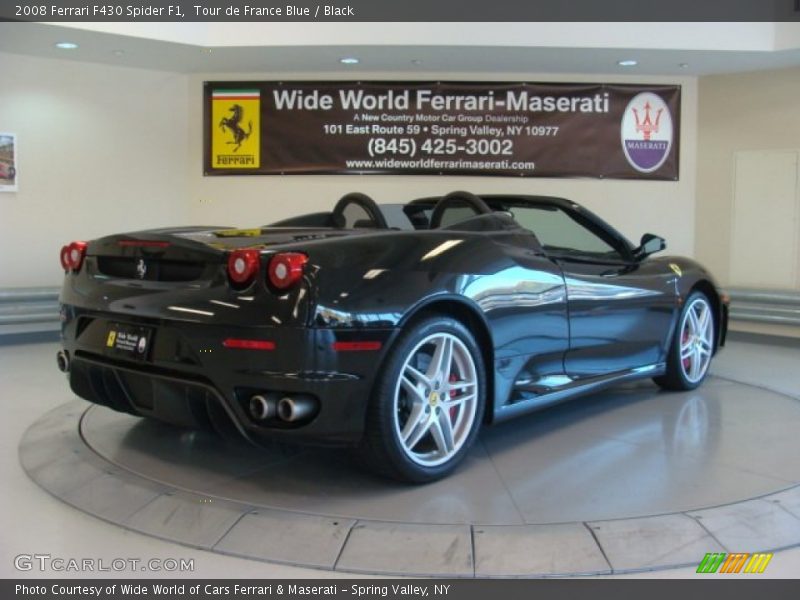 Tour de France Blue / Black 2008 Ferrari F430 Spider F1