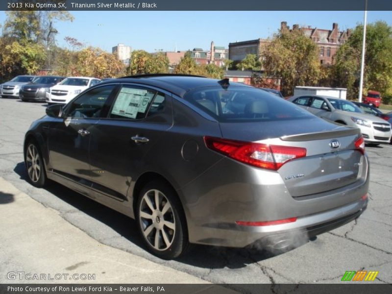 Titanium Silver Metallic / Black 2013 Kia Optima SX