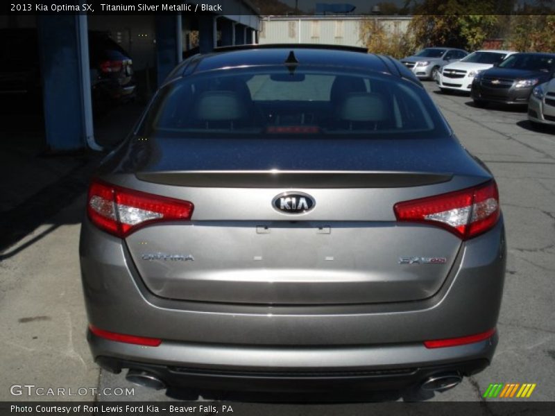 Titanium Silver Metallic / Black 2013 Kia Optima SX