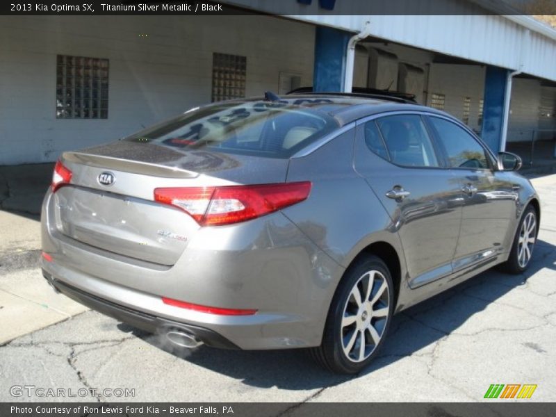 Titanium Silver Metallic / Black 2013 Kia Optima SX