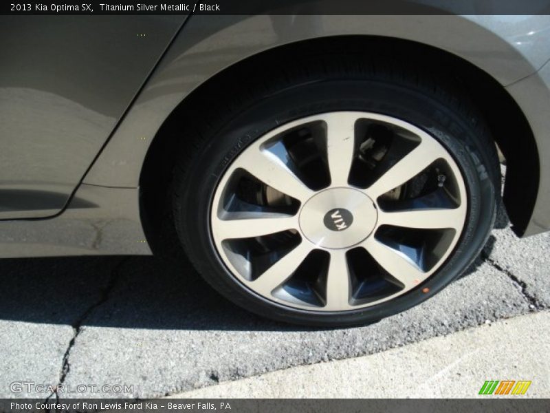 Titanium Silver Metallic / Black 2013 Kia Optima SX