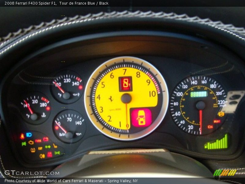  2008 F430 Spider F1 Spider F1 Gauges