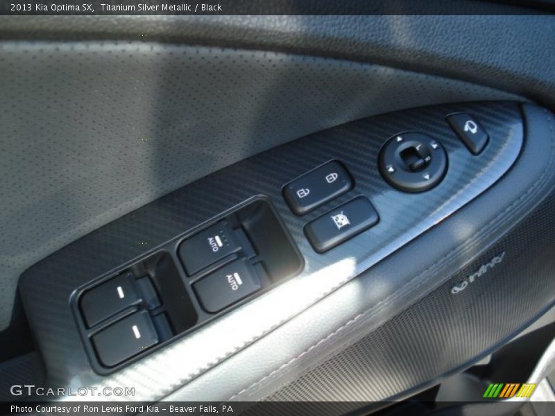 Titanium Silver Metallic / Black 2013 Kia Optima SX
