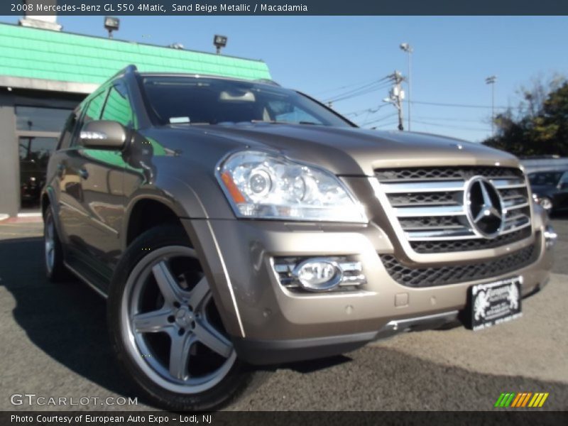 Sand Beige Metallic / Macadamia 2008 Mercedes-Benz GL 550 4Matic