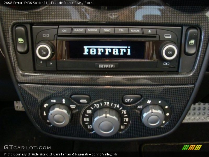 Controls of 2008 F430 Spider F1