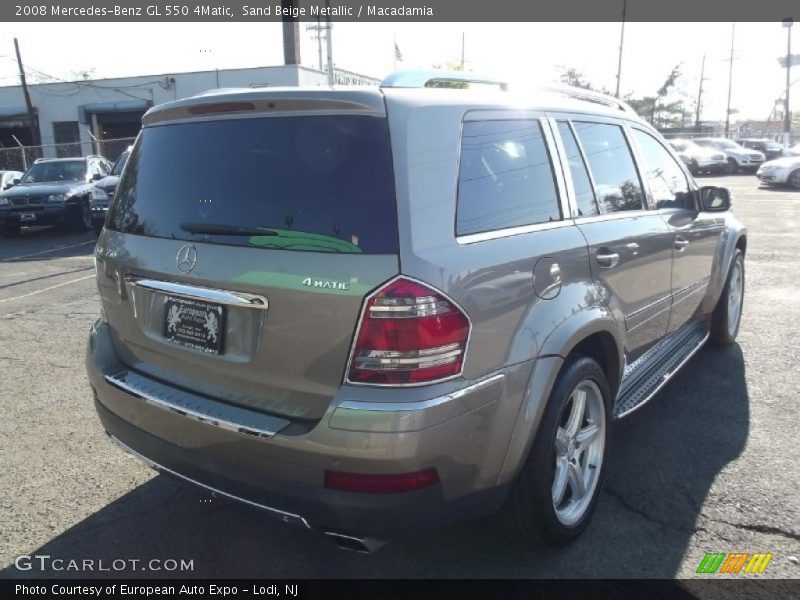 Sand Beige Metallic / Macadamia 2008 Mercedes-Benz GL 550 4Matic