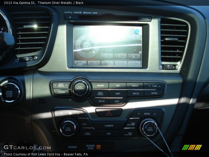 Titanium Silver Metallic / Black 2013 Kia Optima SX