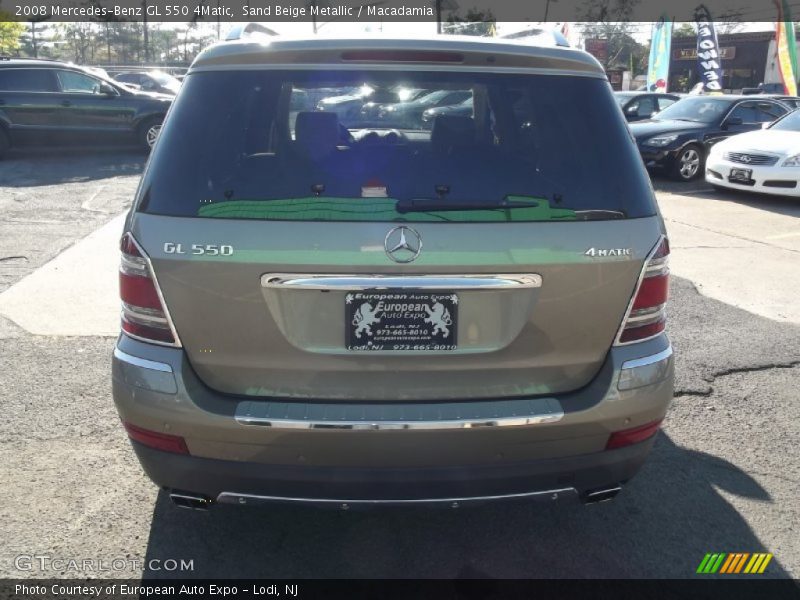 Sand Beige Metallic / Macadamia 2008 Mercedes-Benz GL 550 4Matic