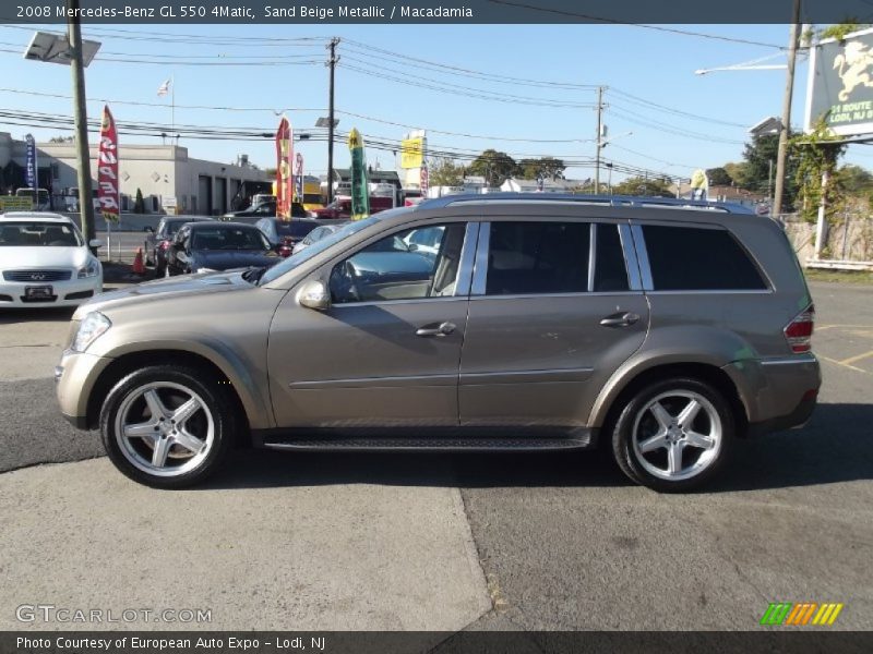 Sand Beige Metallic / Macadamia 2008 Mercedes-Benz GL 550 4Matic