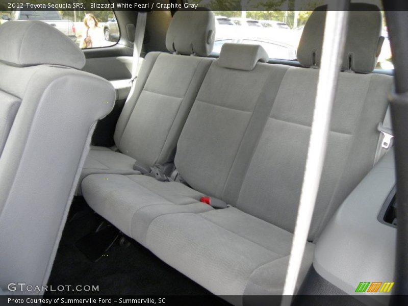 Blizzard White Pearl / Graphite Gray 2012 Toyota Sequoia SR5