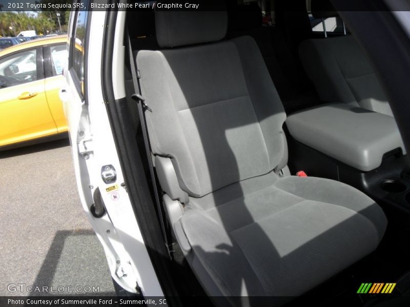 Blizzard White Pearl / Graphite Gray 2012 Toyota Sequoia SR5