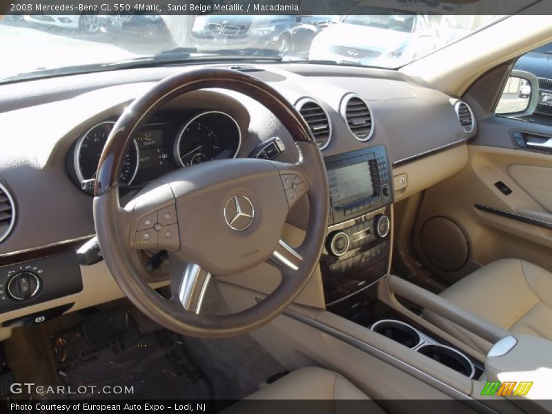 Sand Beige Metallic / Macadamia 2008 Mercedes-Benz GL 550 4Matic