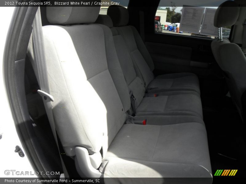 Blizzard White Pearl / Graphite Gray 2012 Toyota Sequoia SR5