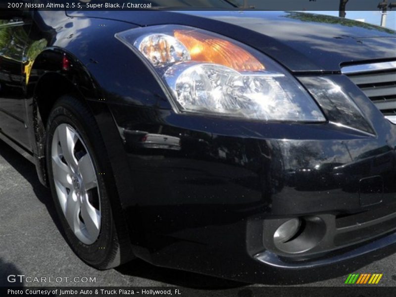 Super Black / Charcoal 2007 Nissan Altima 2.5 S
