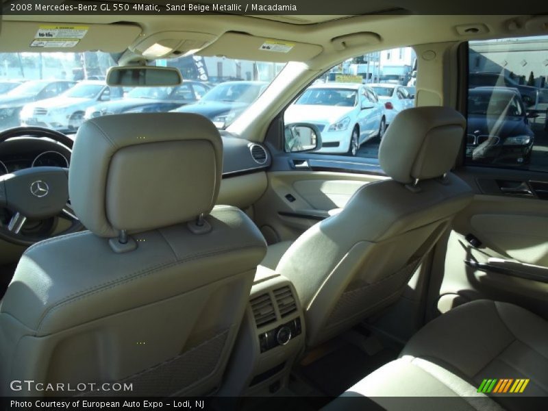Sand Beige Metallic / Macadamia 2008 Mercedes-Benz GL 550 4Matic