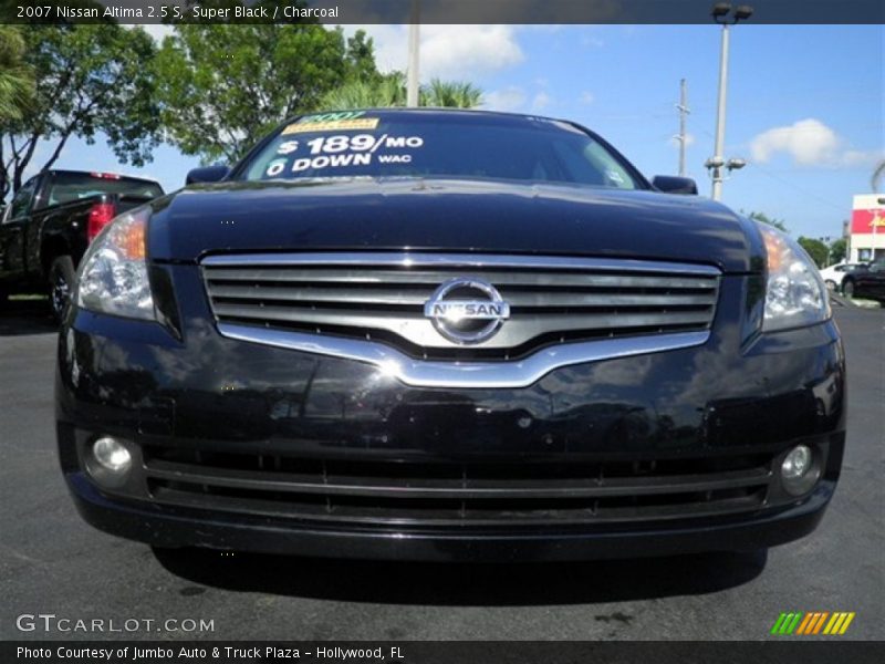 Super Black / Charcoal 2007 Nissan Altima 2.5 S