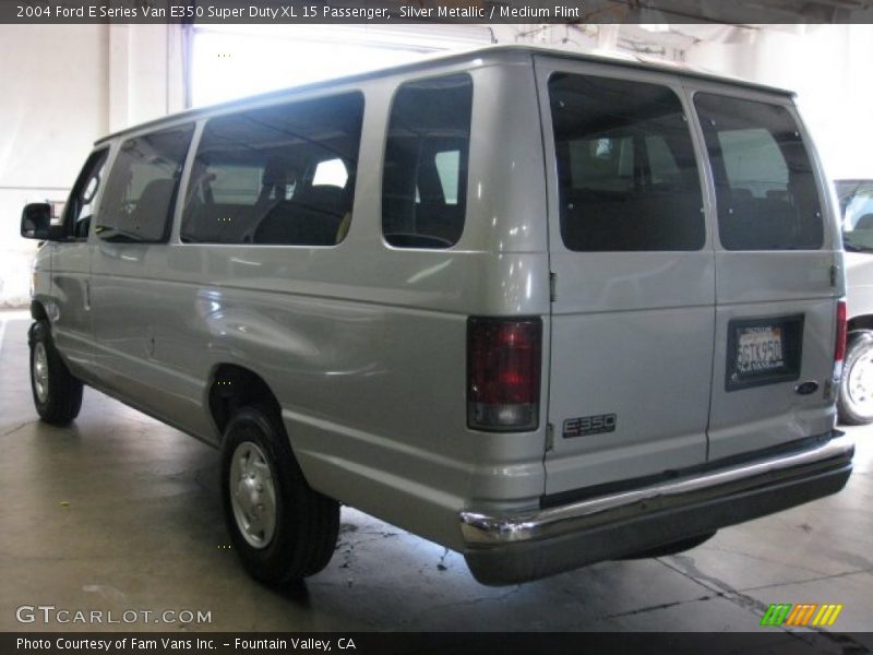 Silver Metallic / Medium Flint 2004 Ford E Series Van E350 Super Duty XL 15 Passenger