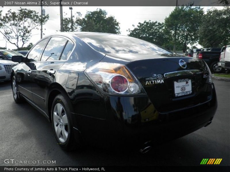 Super Black / Charcoal 2007 Nissan Altima 2.5 S