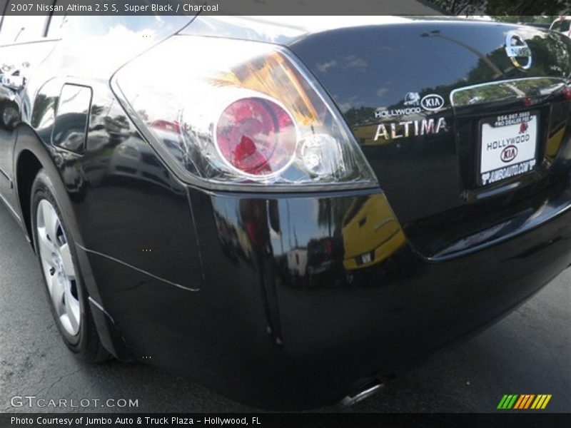 Super Black / Charcoal 2007 Nissan Altima 2.5 S