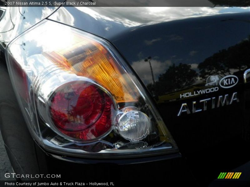 Super Black / Charcoal 2007 Nissan Altima 2.5 S