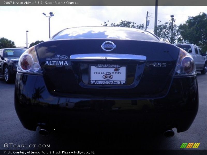 Super Black / Charcoal 2007 Nissan Altima 2.5 S