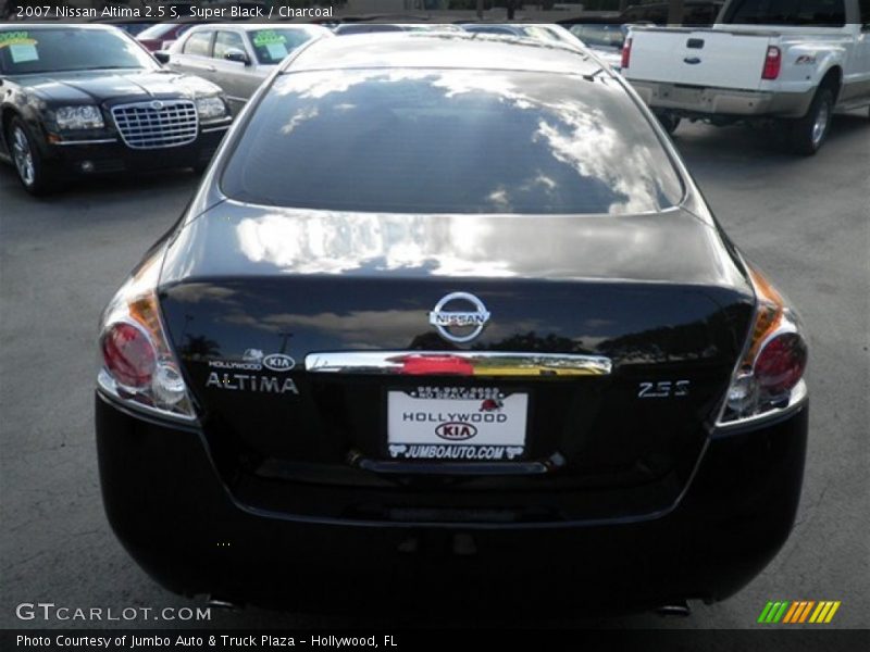 Super Black / Charcoal 2007 Nissan Altima 2.5 S