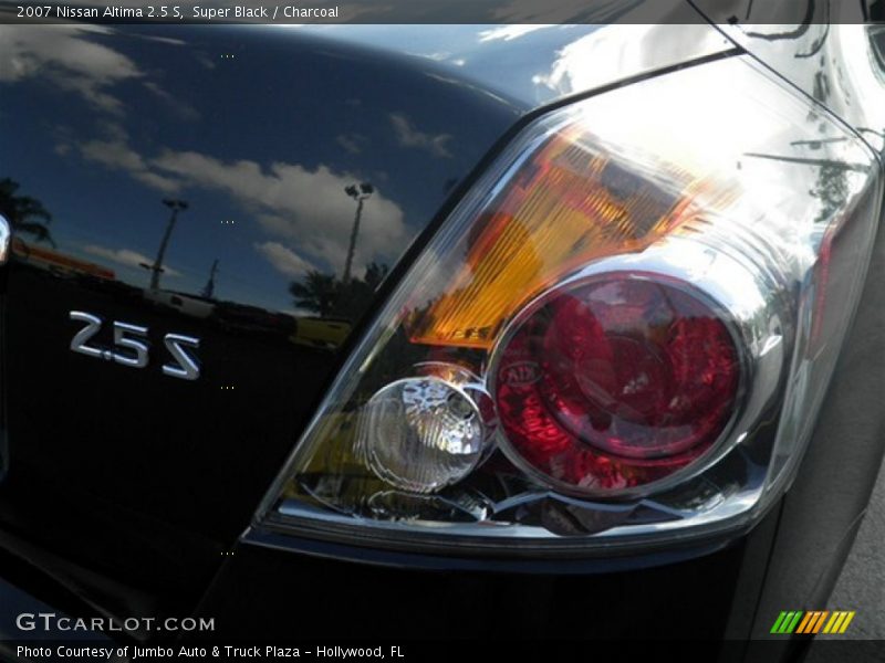 Super Black / Charcoal 2007 Nissan Altima 2.5 S