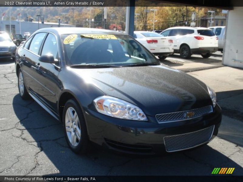 Ashen Gray Metallic / Ebony 2012 Chevrolet Impala LT