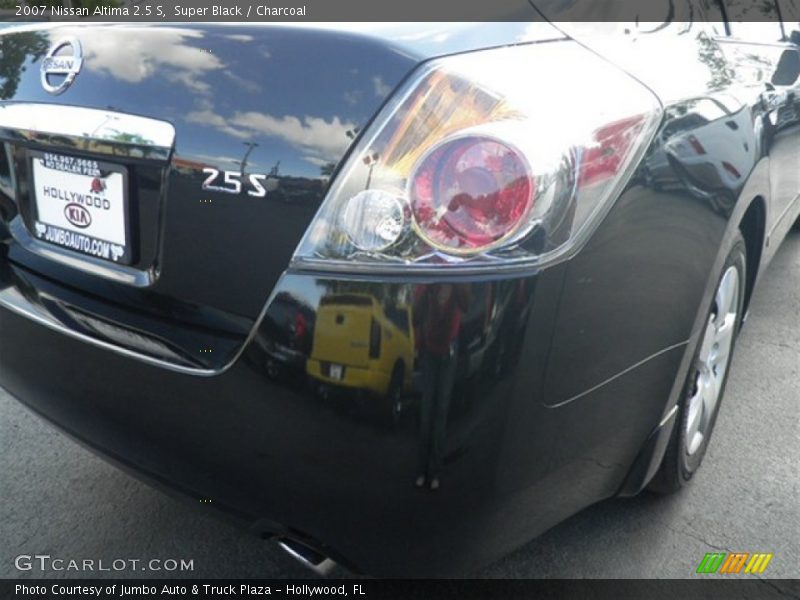 Super Black / Charcoal 2007 Nissan Altima 2.5 S