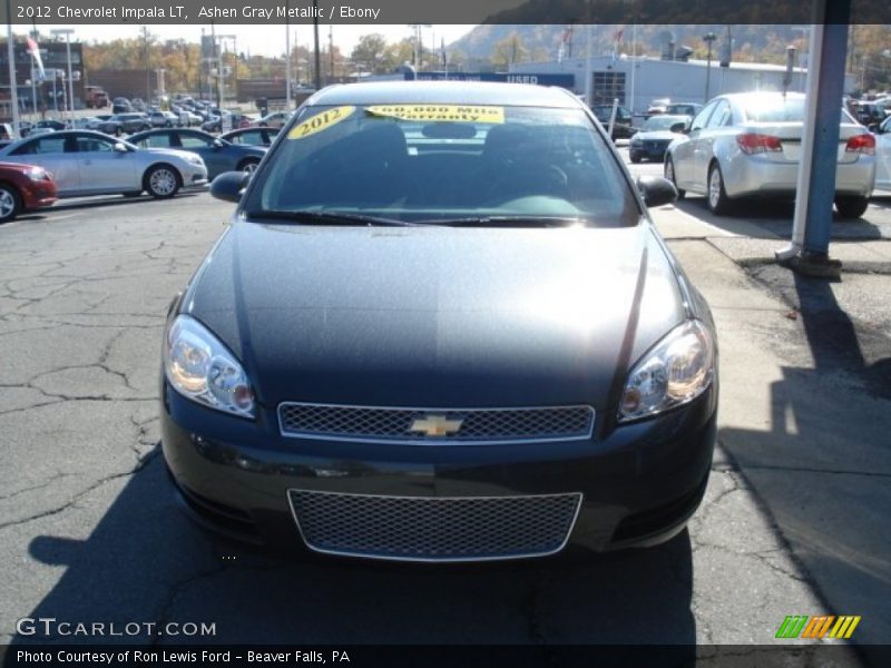 Ashen Gray Metallic / Ebony 2012 Chevrolet Impala LT