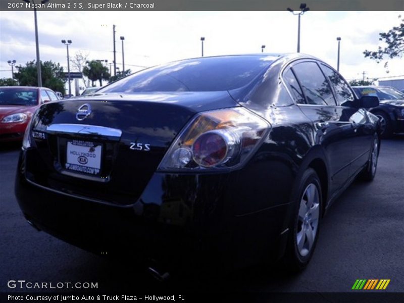Super Black / Charcoal 2007 Nissan Altima 2.5 S