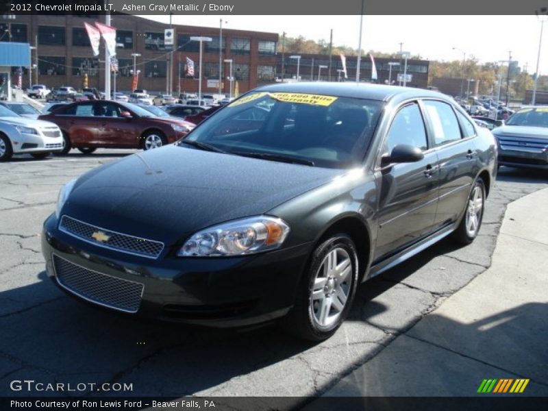 Ashen Gray Metallic / Ebony 2012 Chevrolet Impala LT